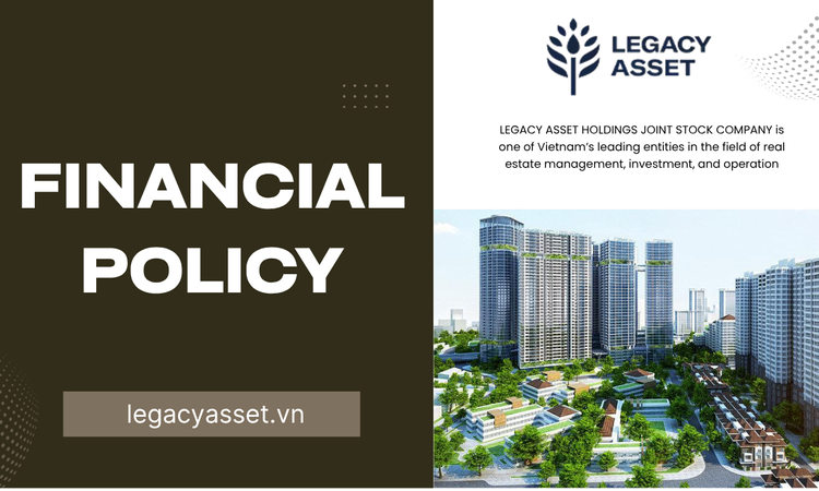 FINANCIAL POLICY OF LEGACY ASSET HOLDINGS JOINT STOCK COMPANY at LEGACY ASSET